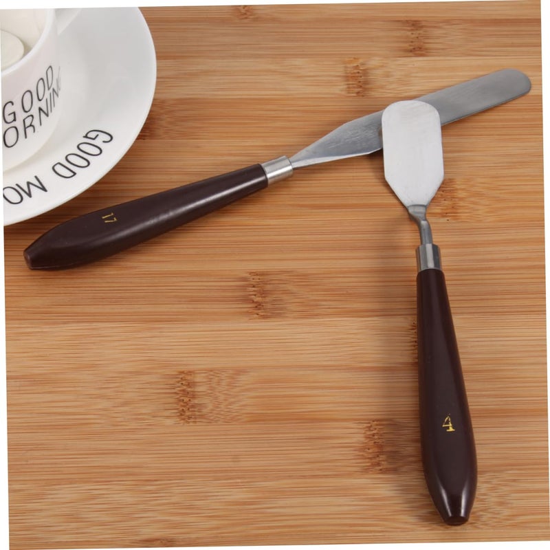 3D Printer Scraper Tool Kit 2 Piece With Sturdy Wooden Handle Heatbed Removal Tool - Image 2